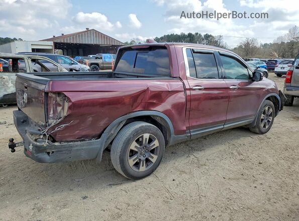 5FPYK3F72JB011451 2018 HONDA RIDGELINE Burgundy 