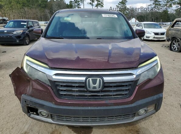 5FPYK3F72JB011451 2018 HONDA RIDGELINE Burgundy 