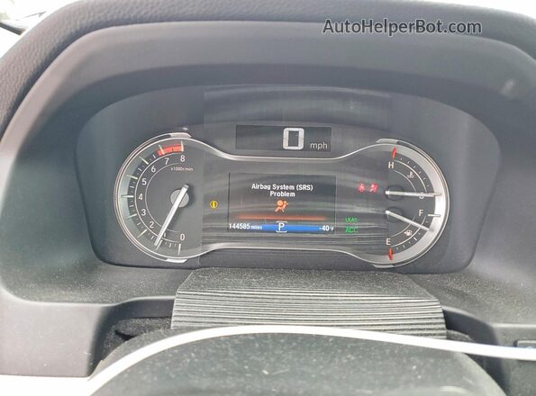 5FPYK3F72KB012410 2019 HONDA RIDGELINE Maroon ხელსაწყოთა პანელის ხედი