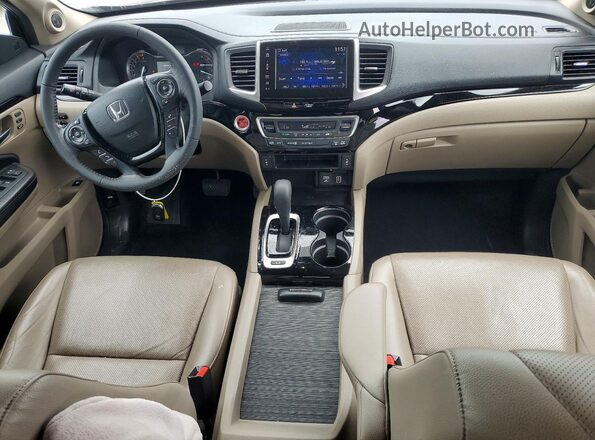 5FPYK3F72KB012410 2019 HONDA RIDGELINE Maroon წინა პანელის ხედი