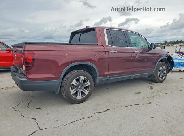 5FPYK3F72KB012410 2019 HONDA RIDGELINE Maroon უკანა მარჯვენა