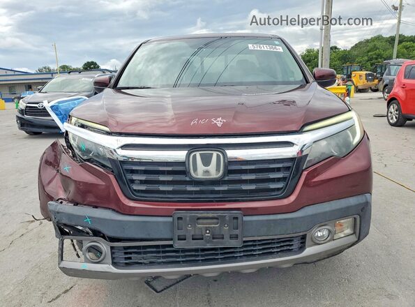 5FPYK3F72KB012410 2019 HONDA RIDGELINE Maroon წინა ხედი