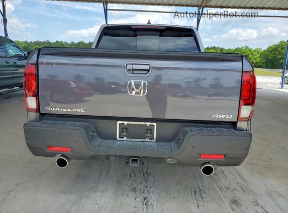 5FPYK3F72MB020140 2021 HONDA RIDGELINE Charcoal Вид ззаду