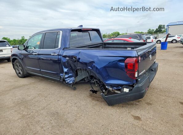 5FPYK3F72NB022634 2022 HONDA RIDGELINE Blue Задня ліва чверть