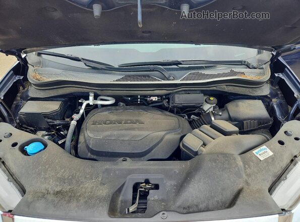 5FPYK3F72NB022634 2022 HONDA RIDGELINE Blue Вид задньої частини салону