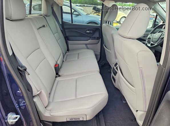 5FPYK3F72NB022634 2022 HONDA RIDGELINE Blue Вид задніх сидінь