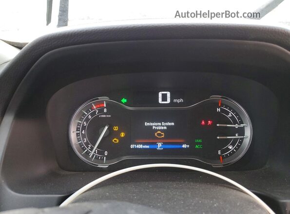 5FPYK3F73NB017345 2022 HONDA RIDGELINE White Vista del cuadro de instrumentos