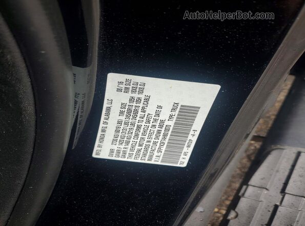 5FPYK3F74HB010070 2017 HONDA RIDGELINE Black Widok komory silnika