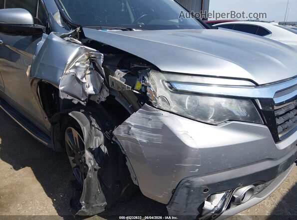5FPYK3F74HB025894 2017 HONDA RIDGELINE Silver Front view