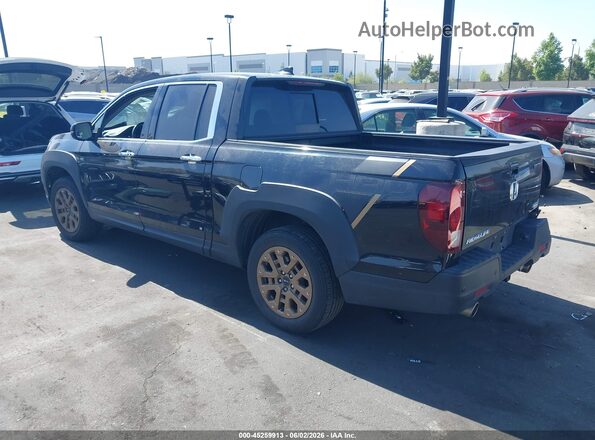 5FPYK3F74NB003258 2022 HONDA RIDGELINE Black Rear left