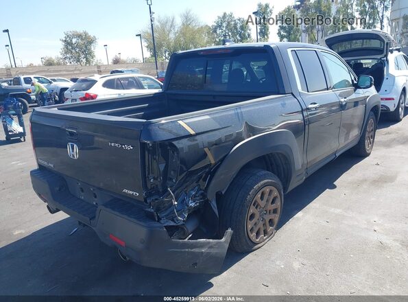 5FPYK3F74NB003258 2022 HONDA RIDGELINE Black Front view