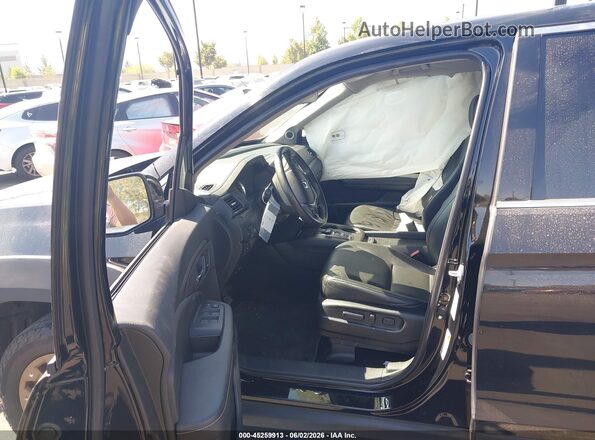 5FPYK3F74NB003258 2022 HONDA RIDGELINE Black Front interior view