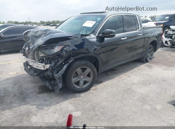 5FPYK3F74PB038983 2023 HONDA RIDGELINE Черный Передняя левая четверть