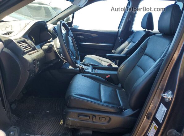 5FPYK3F75NB004242 2022 HONDA RIDGELINE Charcoal წინა სალონის ხედი