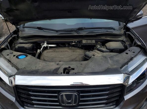 5FPYK3F75NB004242 2022 HONDA RIDGELINE Charcoal უკანა სალონის ხედი