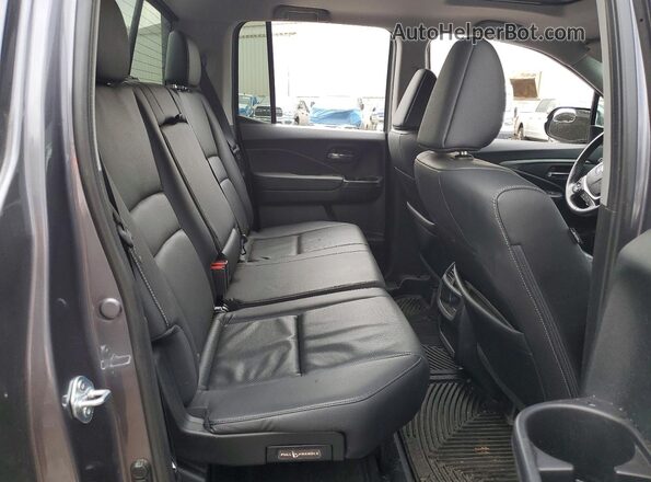 5FPYK3F75NB004242 2022 HONDA RIDGELINE Charcoal უკანა სავარძლების ხედი