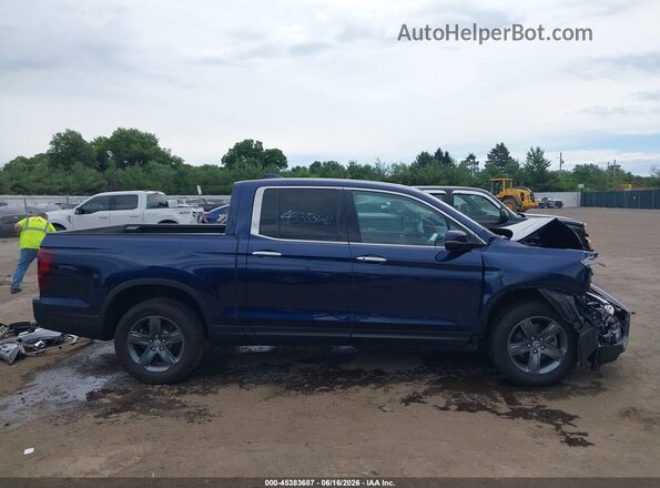 5FPYK3F76PB011655 2023 HONDA RIDGELINE Dark Blue Սալոնի 360 աստիճան տեսք