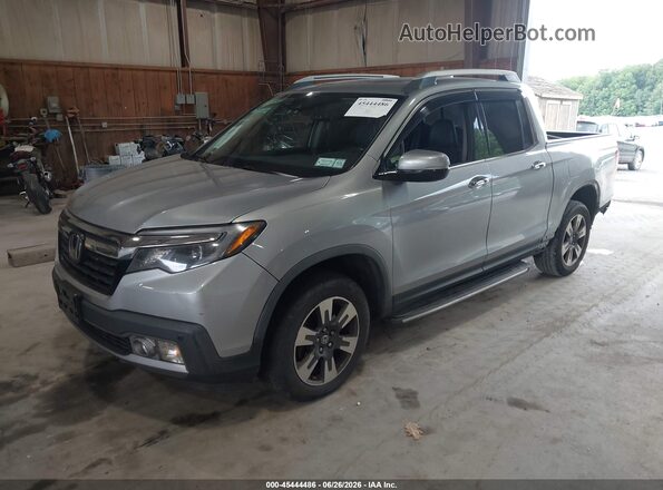 5FPYK3F77HB024495 2017 HONDA RIDGELINE Silver Առջևի ձախ երեք քառորդ տեսարան