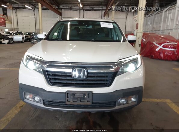 5FPYK3F77JB013924 2018 HONDA RIDGELINE White Вид щитка приладів