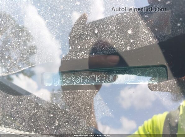 5FPYK3F77KB009020 2019 HONDA RIDGELINE Gray 