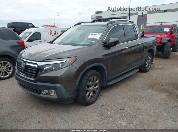 5FPYK3F77LB007169 2020 HONDA RIDGELINE Brown Front left