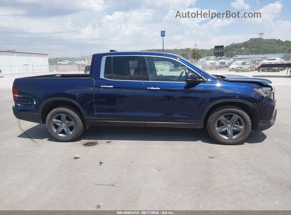 5FPYK3F77PB028514 2023 HONDA RIDGELINE Blue ხელსაწყოთა პანელის ხედი