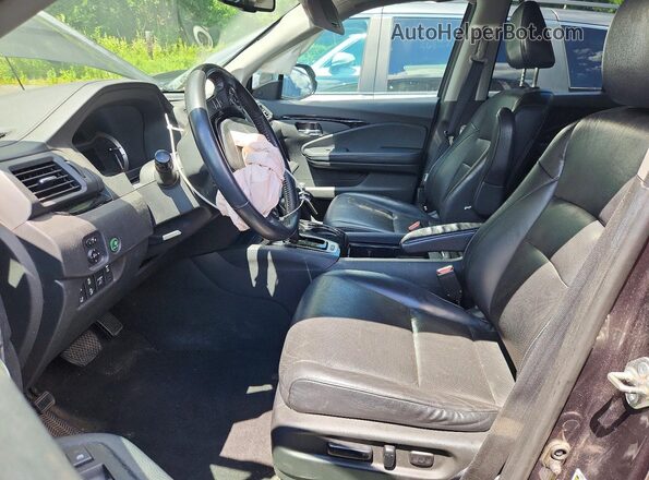 5FPYK3F78HB038678 2017 HONDA RIDGELINE Gray წინა სალონის ხედი