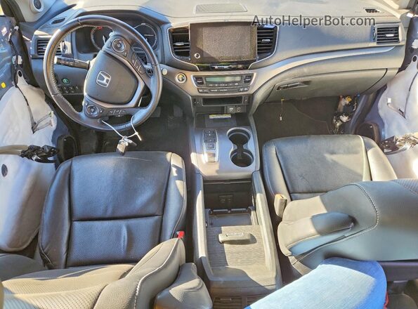 5FPYK3F78PB040056 2023 HONDA RIDGELINE Blue Вид панелі приладів