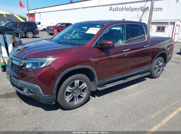 5FPYK3F79KB024425 2019 HONDA RIDGELINE Burgundy Передня ліва чверть