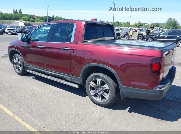 5FPYK3F79KB024425 2019 HONDA RIDGELINE Burgundy Задня ліва чверть