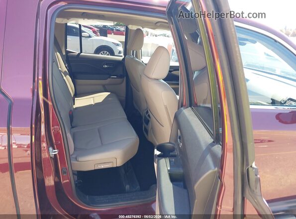 5FPYK3F79KB024425 2019 HONDA RIDGELINE Burgundy Вид наклейки з VIN-кодом