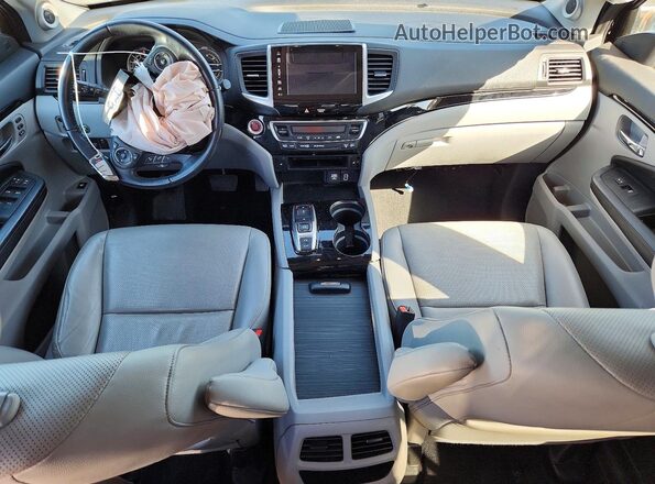 5FPYK3F79LB010459 2020 HONDA RIDGELINE Blue Вид панелі приладів