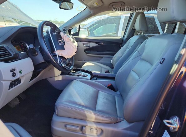 5FPYK3F79LB010459 2020 HONDA RIDGELINE Blue Вид салону спереду