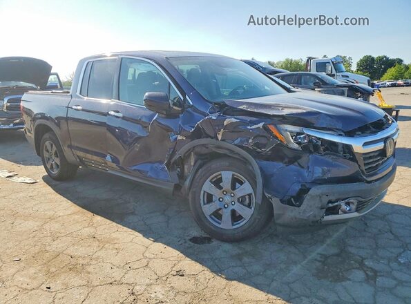 5FPYK3F79LB010459 2020 HONDA RIDGELINE Blue Передня права чверть