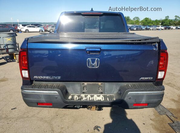 5FPYK3F79LB010459 2020 HONDA RIDGELINE Blue Вид ззаду