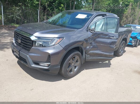 5FPYK3F79MB026453 2021 HONDA RIDGELINE Gray Front left