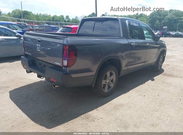 5FPYK3F79MB026453 2021 HONDA RIDGELINE Gray Rear right