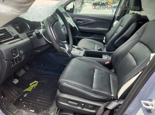 5FPYK3F79NB038880 2022 HONDA RIDGELINE Blue Vista interior delantera