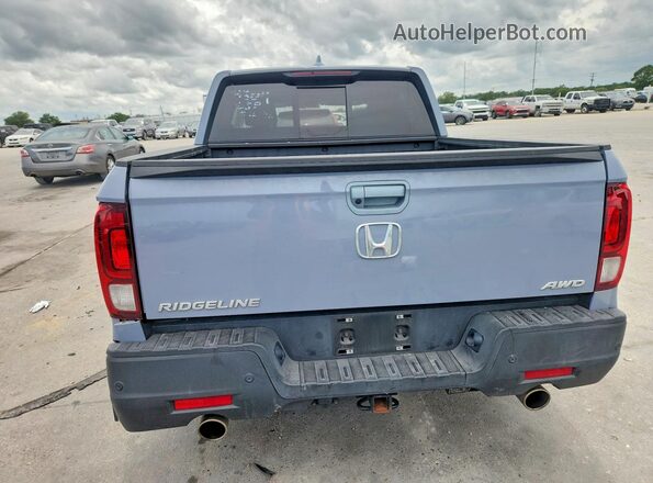 5FPYK3F79NB038880 2022 HONDA RIDGELINE Blue Vista trasera