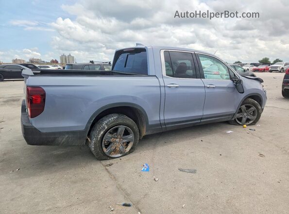 5FPYK3F79NB038880 2022 HONDA RIDGELINE Blue Trasero derecho