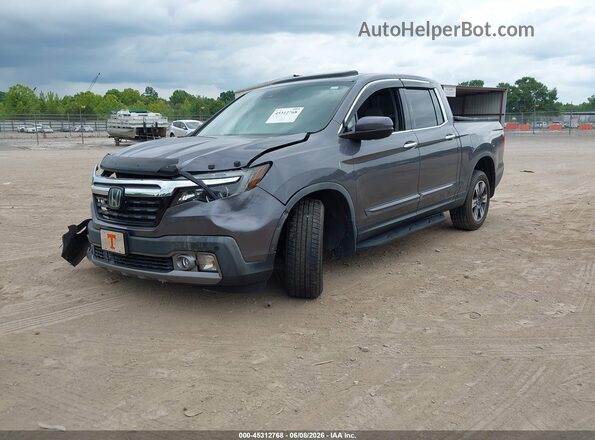 5FPYK3F7XKB000926 2019 HONDA RIDGELINE Gray Front left