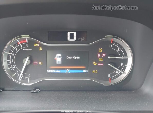 5FPYK3F7XKB000926 2019 HONDA RIDGELINE Gray Rear seats view