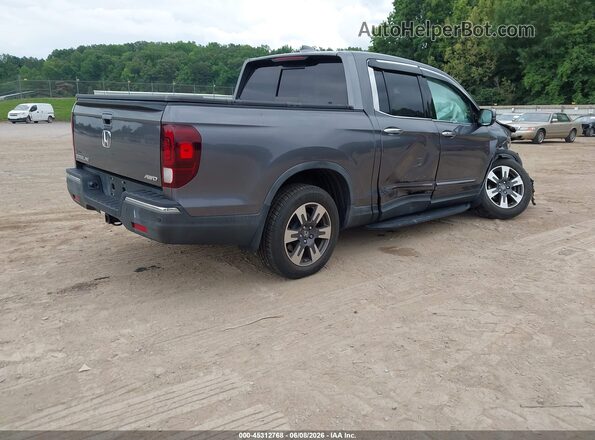 5FPYK3F7XKB000926 2019 HONDA RIDGELINE Gray Rear right