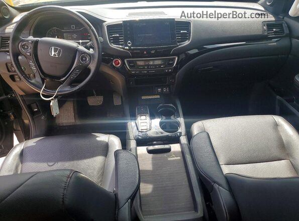 5FPYK3F86NB018692 2022 HONDA RIDGELINE Black წინა პანელის ხედი