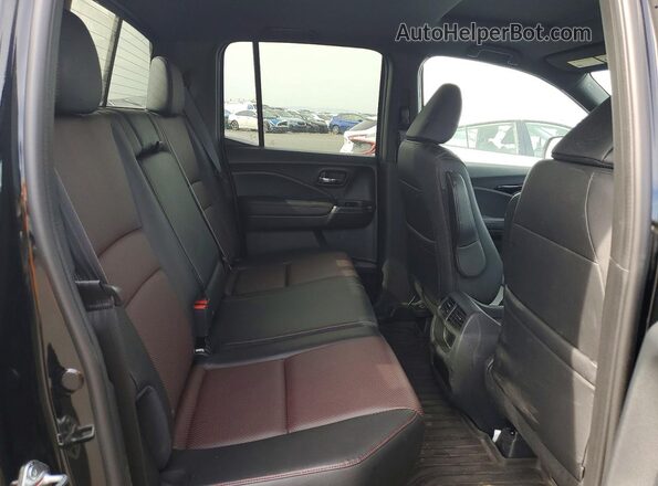 5FPYK3F86PB063764 2023 HONDA RIDGELINE Black Widok tylnych siedzeń