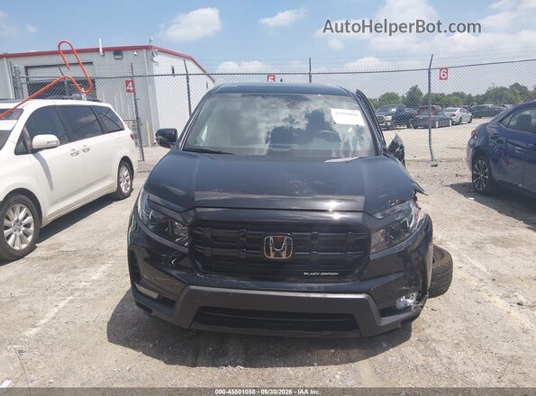 5FPYK3F89SB047566 2025 HONDA RIDGELINE Black წინა პანელის ხედი