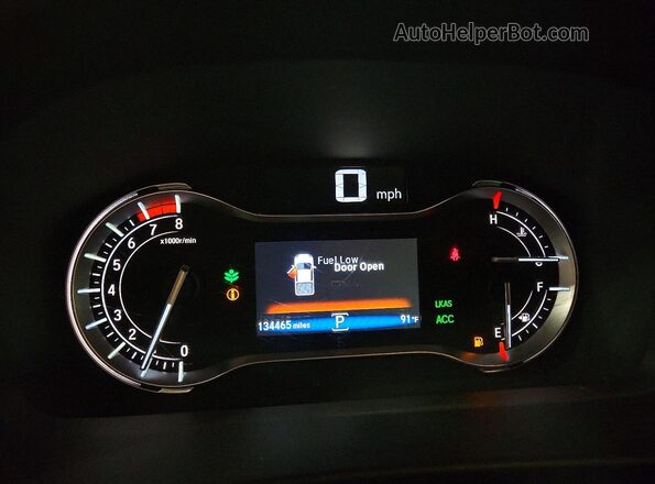 5FPYK3F8XHB023639 2017 HONDA RIDGELINE Black Вид щитка приладів
