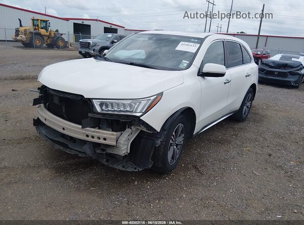 5FRYD3H32HB010967 2017 ACURA MDX White წინა მარცხენა ხედი სამი მეოთხედიდან