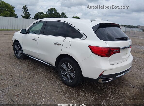 5FRYD3H32HB010967 2017 ACURA MDX White უკანა მარცხენა