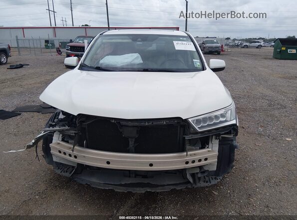 5FRYD3H32HB010967 2017 ACURA MDX White უკანა სალონის ხედი